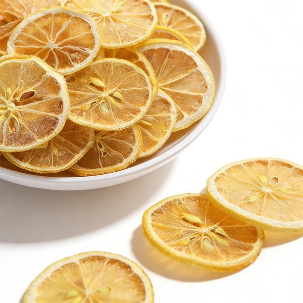 Natural Dehydrated Lemon Slices Bulk, About 90-110 Slices,No Sugar Added, Sour Sweet