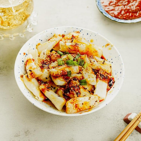 Yummy99 255g, 3 Akuan Steamed Rice Noodle Rolls, Sweet and Spicy, Vegetarian, Ready in Minutes