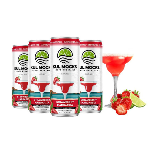 KUL MOCKS Non Alcoholic Mocktails Canned Mocktails - Low Calorie Non Alcoholic Drinks - Zero Proof Cocktails - NEW
