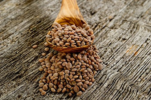Mulberry Lane Farms 5 Brown Lentils, Small, Pounds USDA Certified Organic, Non-GMO, Bulk, Product of USA