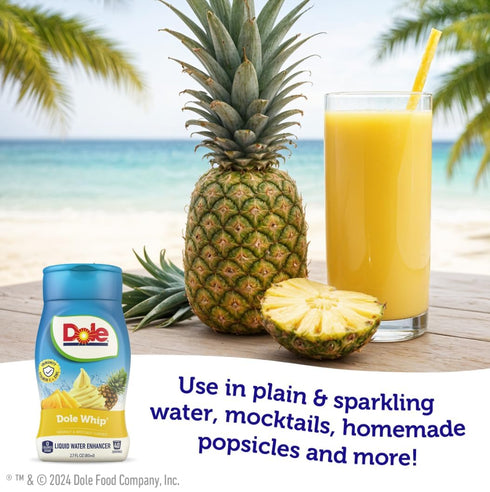 160 Pack 4 Dole Tropical Splash Liquid Water Enhancer - Sugar Free & Delicious, Makes Flavored Water Beverages