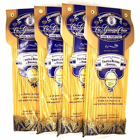 Cav Giuseppe Cocco Spaghetti Artisan Pasta Cav. Giuseppe Cocco (4 pack) Hand-made, slow dried (500g)