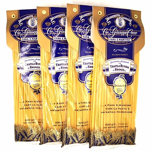 Cav Giuseppe Cocco Spaghetti Artisan Pasta Cav. Giuseppe Cocco (4 pack) Hand-made, slow dried (500g)
