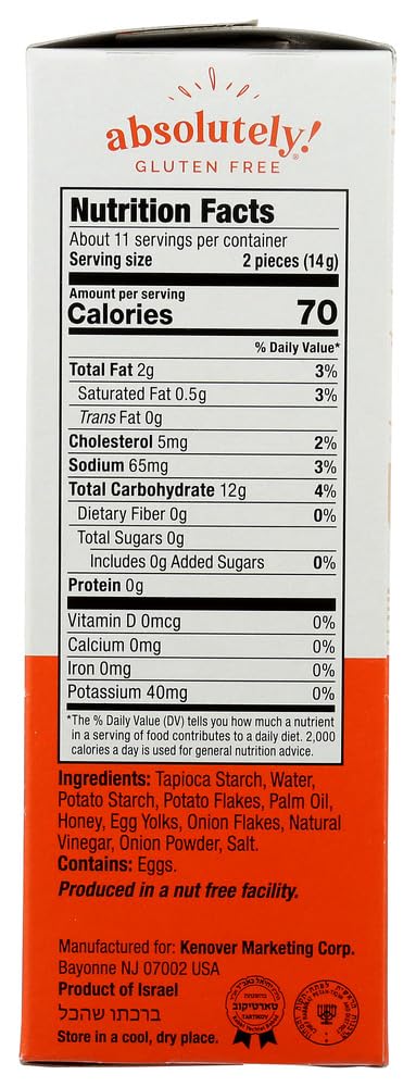 Absolutely (Pack 6) Flatbread Gluten Free Tstd Onion