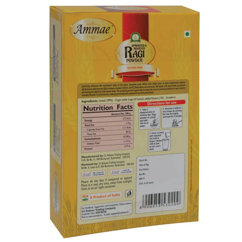 Ammae 400g, Pack 2 Sprouted and Roasted Ragi powder