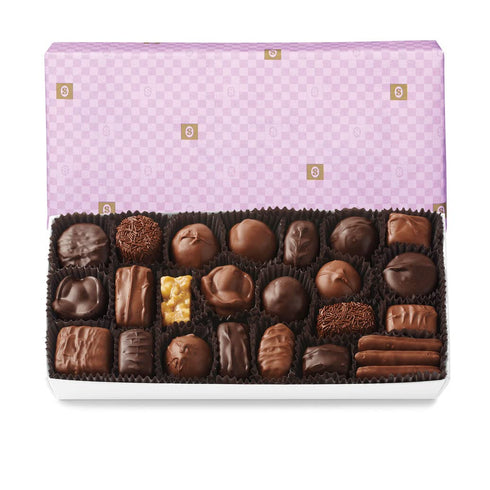 See's Candies Assorted Chocolates (1 Pound (Pack of 1), Lavender Gift Wrap)