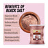 GHOTARAM loon-200GM*1Pack Handgrounded Natural Organic Black Salt, Kala Namak Powder, Handground Kala Namak Kala Loon
