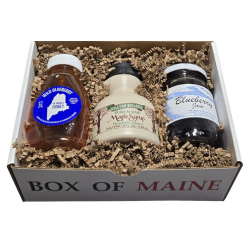 Box of Maine Maine Holiday Jam & Honey Gift Set - Pack of 3 (Jam,