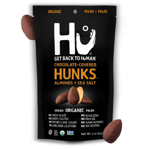 Hu Hunks Vegan Chocolate Covered Almonds With Sea Salt | 2 Pack