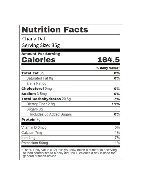 (10) Aiva Chana Dal (Split Yellow Chickpeas or Split Gram Whole) Natural | NON GMO