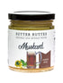 Sutter Buttes 4 Gourmet Mustard Trio Gift Box - Honey, Jalapeno Whiskey & Amber Beer Mustards - Ounce Jar of Each