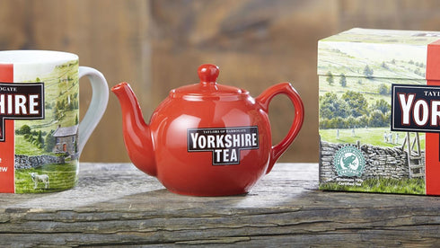 160 Count (Pack 1), 160 Yorkshire Tea, Red, Black Tea, Pillow Tea Bags, of Refreshing, Satisfying, and Strong, Classic