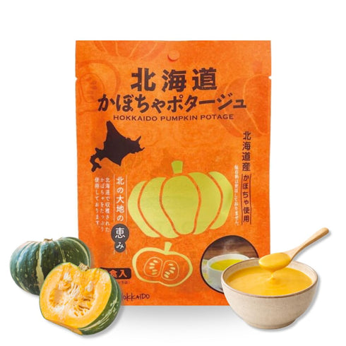 Aki Foods Japan Hokkaido Pumpkin Potage Soup Mix (3 Servings) Japan Specialty, Creamy Instant Kabocha