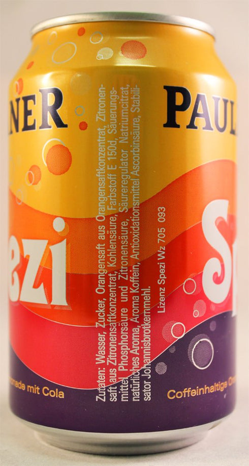 Paulaner Munchen .33L (6 .33l Paulaner Spezi (European Import) - SIX Cans x cans)