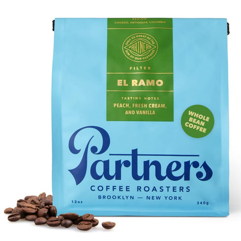 PARTNERS COFFEE ROASTERS - Whole Bean Coffee (El Ramo - Colombian, Light
