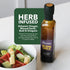 8.1 oz Benissimo Balsamic Garlic Herb Infused Oil & Vinegar Blend, All Natural Gourmet Blend with Bold Balsamic