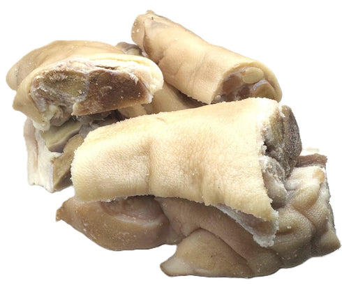 Amba's Quality Cured Products 32oz (2 lbs) Pack Cured Salted Pork Feet (Patas De Cerdo Saladas), Net Weight Vacuum Bag
