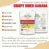 2.47 oz (70g) CRISPY DRIED BANANA VIETFARMFOOD: Freeze-dried, no sugar added, naturally sweet. Nutritious, pure