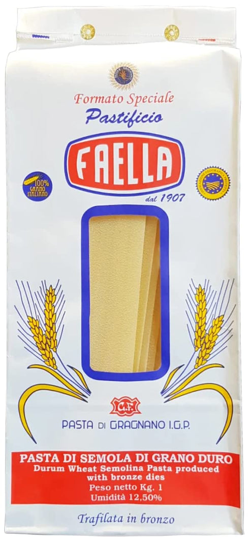 Faella Lasagne Pasta - IGP Gragnano - 2.2 lbs