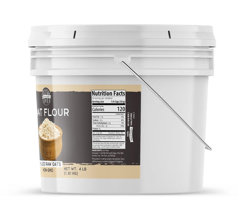 1 Birch & Meadow Gallon of Oat Flour, Non-GMO, Ready to Make