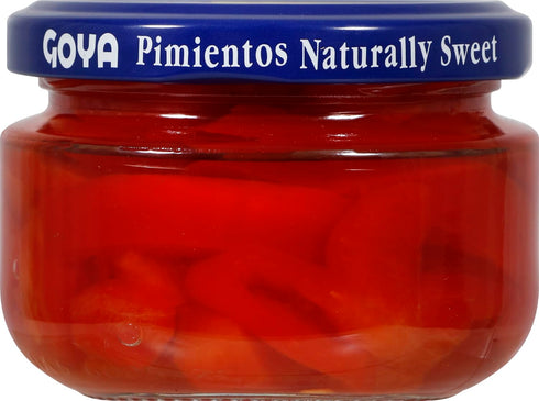 4 Goya Fancy Sliced Red Pimientos, Ounce
