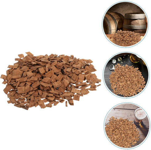 6packs Cabilock French Oak Wine Making Chips Lightly Chips for Home Brewing Wine Flavor and for Whiskey Aging