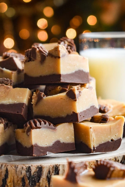 8oz. Nuts to You Smooth Creamy Chocolate Peanut Butter Fudge | Fresh Gourmet Candy | Decadent and Delicious Handcrafted