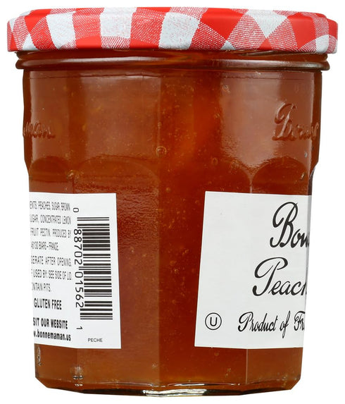 13-Ounce (Pack 6) Bonne Maman Peach Preserves, Jars