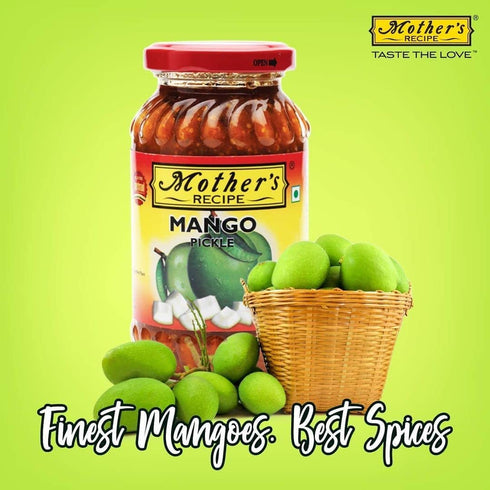 Mother's Recipe Mango Pickle - MILD 500 gms