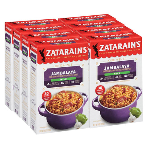 Zatarain's Mild Jambalaya Mix, 8 oz (Pack of 8)