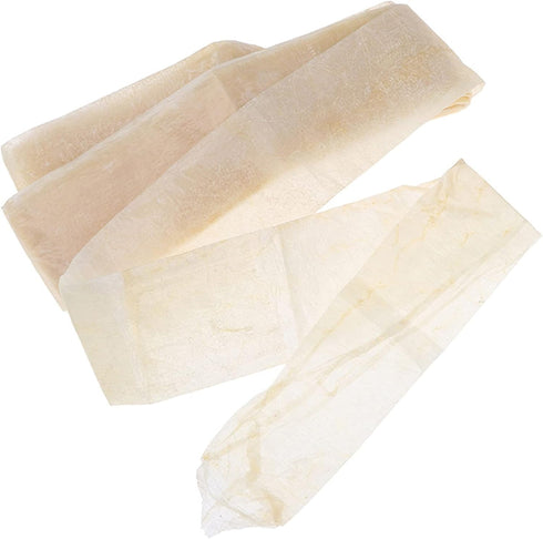 Natural Hog Sausage Casings 8M/26FT Edible Dry Pig Casings, 32mm Stuffed Diameter