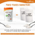 (2x 16 oz (Pack 5) Monk Fruit Zero Calorie Sweetener Sugar Sweet, Original), - Granular Powder Blended with Erythritol
