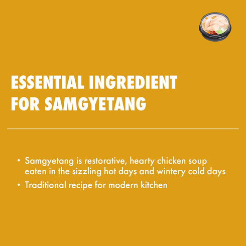 Pack 1 Surasang Samgyetang Korean Ginseng Chicken Soup Ingredients, Korean Soup Kit, Healthy Food Herb Mix, Made