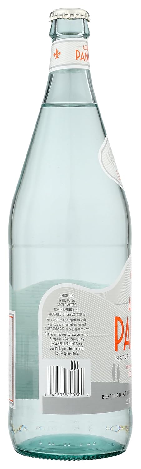 33.8 Oz. Acqua Panna Natural Spring Water, Fl. Glass Bottle