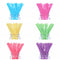 210 Count Colored Lollipop Sticks, 4 Inch, 7 Colors (Rose-red, Blue, Yellow, Purple, Green, Watermelon Red, White)