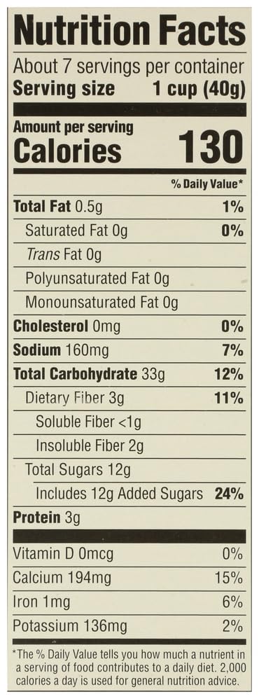 365 10 by Whole Foods Market, Organic Crunchy Cinnamon Squares Cereal, Ounce