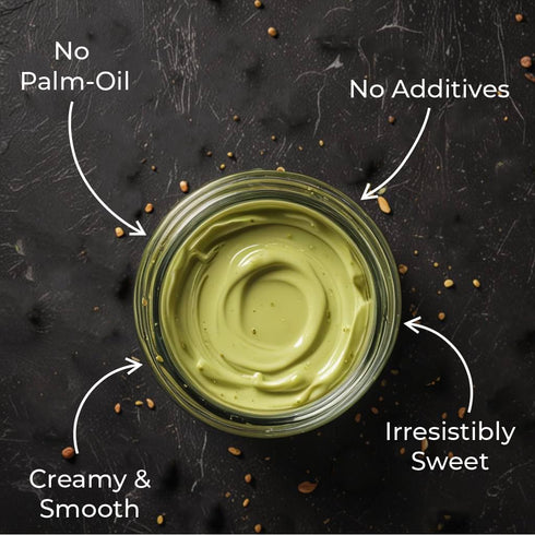 7 oz (200g) UNIQBITE Pistachio Cream, Natural Sweet Pistachio Butter Spread Paste for Dubai Chocolate Bar, No Palm-Oil