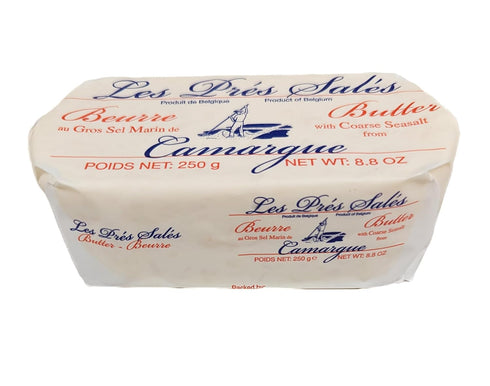 Generic 8 oz Butter with Coarse Sea Salt from Camargue