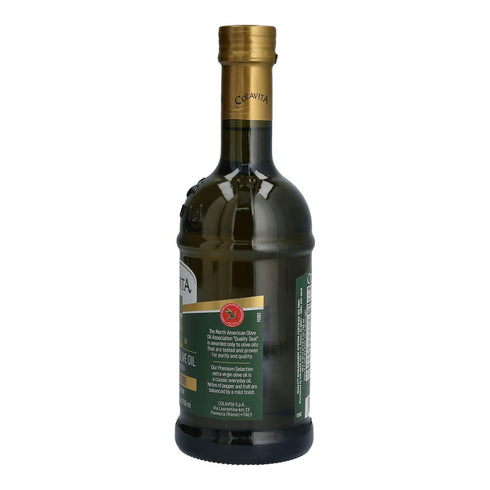 25.5 Oz Colavita Premium Selection Extra Virgin Olive Oil Glass Bottle Fl