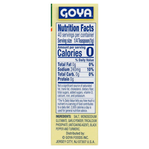 1.41 (Pack 24) Goya Foods Salad and Vegetable Seasoning, Ounce