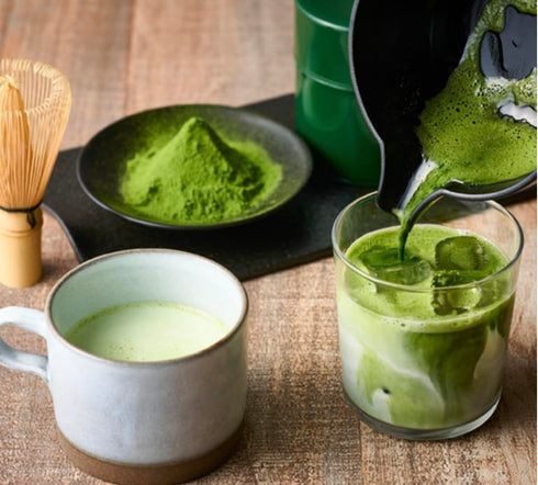 100g, 10 Tsuboichi Matcha Latte Mix, Uji Matcha Powder, Servings, Dairy-Free