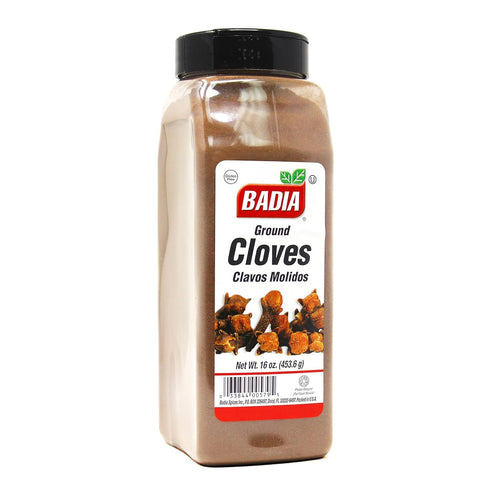 16 oz Badia Ground Cloves, - Premium Spice for Baking, Cooking & Beverages, Warm Aromatic Flavor