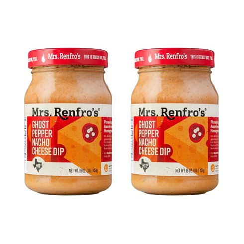 Mrs. Renfros Ghost Pepper Nacho Cheese Dip Gluten Free (16-oz. jars, 2-pack)