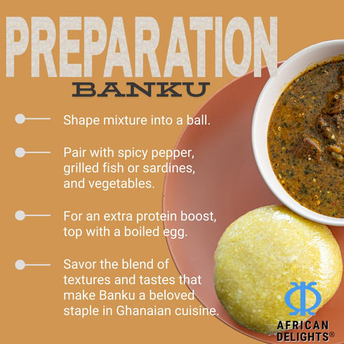 2 Pack Premium Banku Mix and Apapransa Banku Mix Flour Bundle Ghanaian Meal Prep Combo for Authentic African Cooking