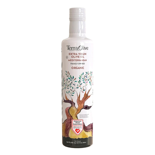 TERRAOLIVE Terra Olive Organic Extra Virgin Olive Oil - Mediterranean Spanish Cold Pressed,