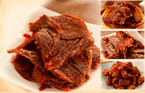 ??? Old Country Jerky - Authentic Taiwanese Recipe (Garlic) - Beef Jerky, Asian Snacks Made in The USA (1 Pack)