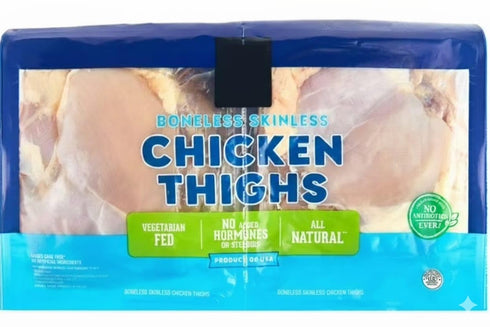 Generic Boneless and Skinless Chicken Thighs , Perfect for frying, baking, or marinating,