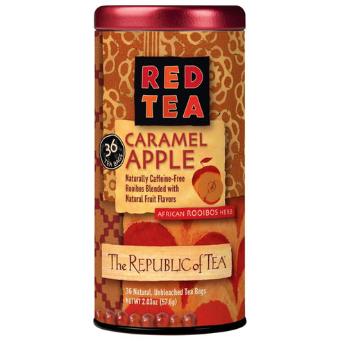 The Republic of Tea Caramel Apple Red Tea, 36-Count, Packaging May Vary