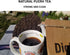 Compressed Pu-erh Tea Cake "Bru:ge Waffle," 7.1 Ounce (200 g) Thick Taste