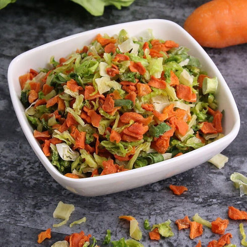 wa sai luo (250g) Mixed Freeze-dried Vegetable Jerky, Various Freeze-dried Vegetable Chips, Carrots, Green Cabbage